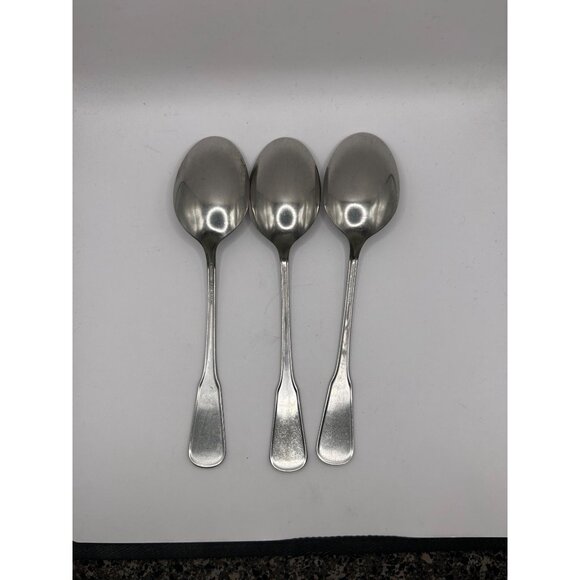 Vintage Oneida Silver Independence Stainless Steel tablespoons Set Of 3 - Picture 4 of 5